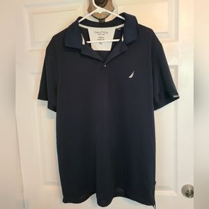 (672) Nautica Men's Classic Fit Short Sleeve Polo Shirt Size XL Color: Black
